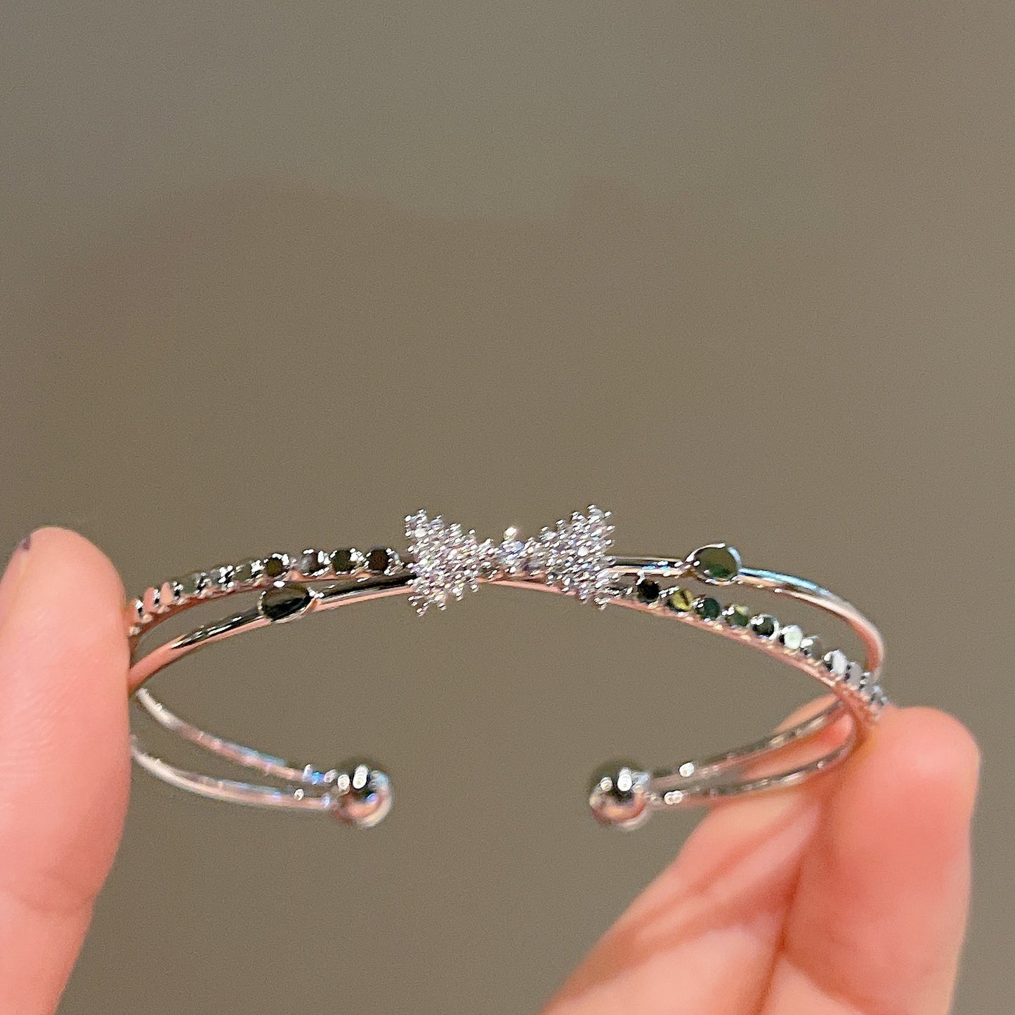 Bracelet de niche en argent tendance pour femme